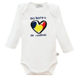Body Bebe cu Maneca Lunga pentru Bebe Baiat cu Inscriptie