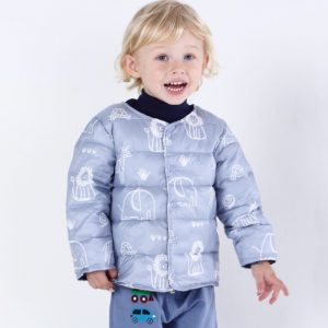 geaca subtire bebelusi cu maneci lungi si decolteu rotund