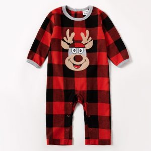 salopeta bebelusi in carouri cu imprimeu ren