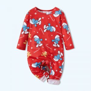 salopeta nou nascuti bebelusi unisex cu model craciun